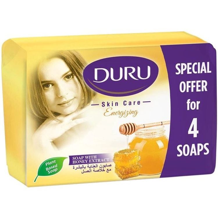 Косметическое мыло Duru Skin Care, с экстрактом меда, 260 г (4 шт. х 65 г) - фото 1