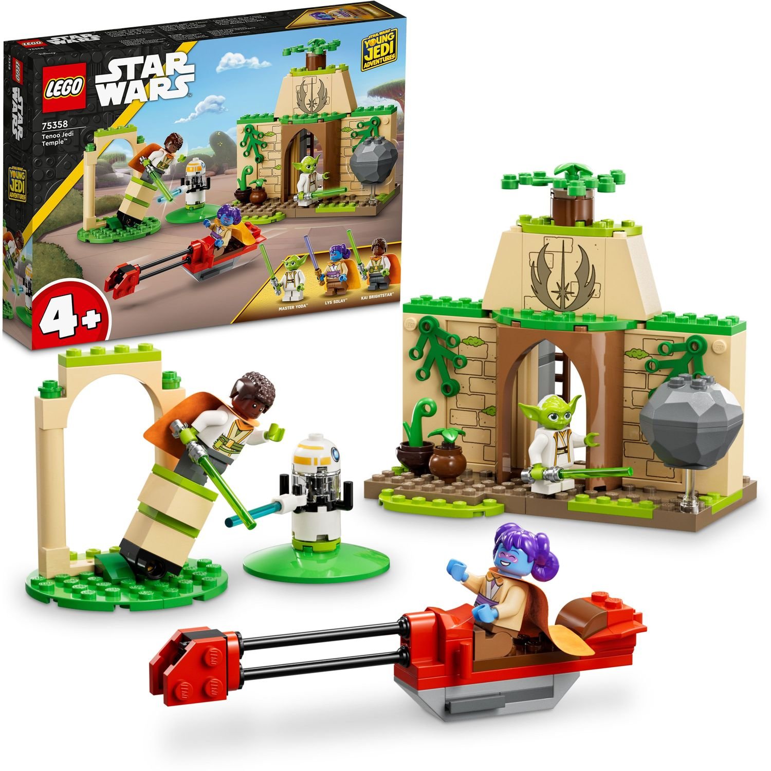 Конструктор LEGO Star Wars Храм джедаїв Tenoo, 124 деталі (75358) - фото 4