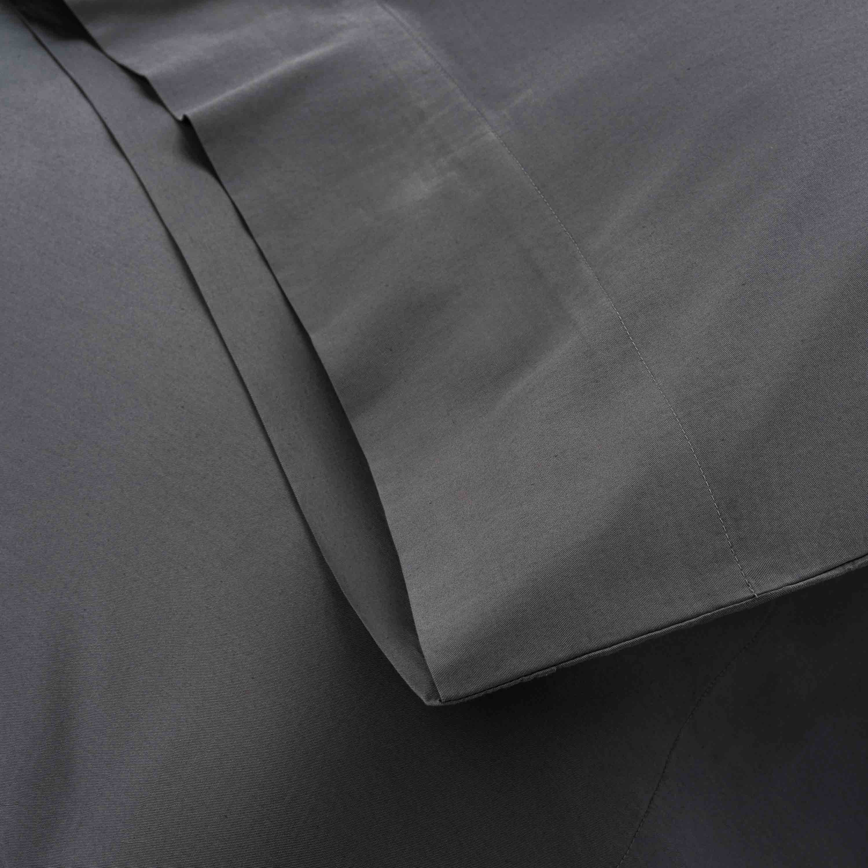 Комплект постельного белья Ardesto Mix&Match Premium сатин двуспальный евро серый (ART2022SY) - фото 8