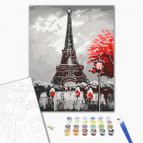 Картина за номерами ArtCraft Похмурий Париж 40x50 см (11683-AC) - фото 3