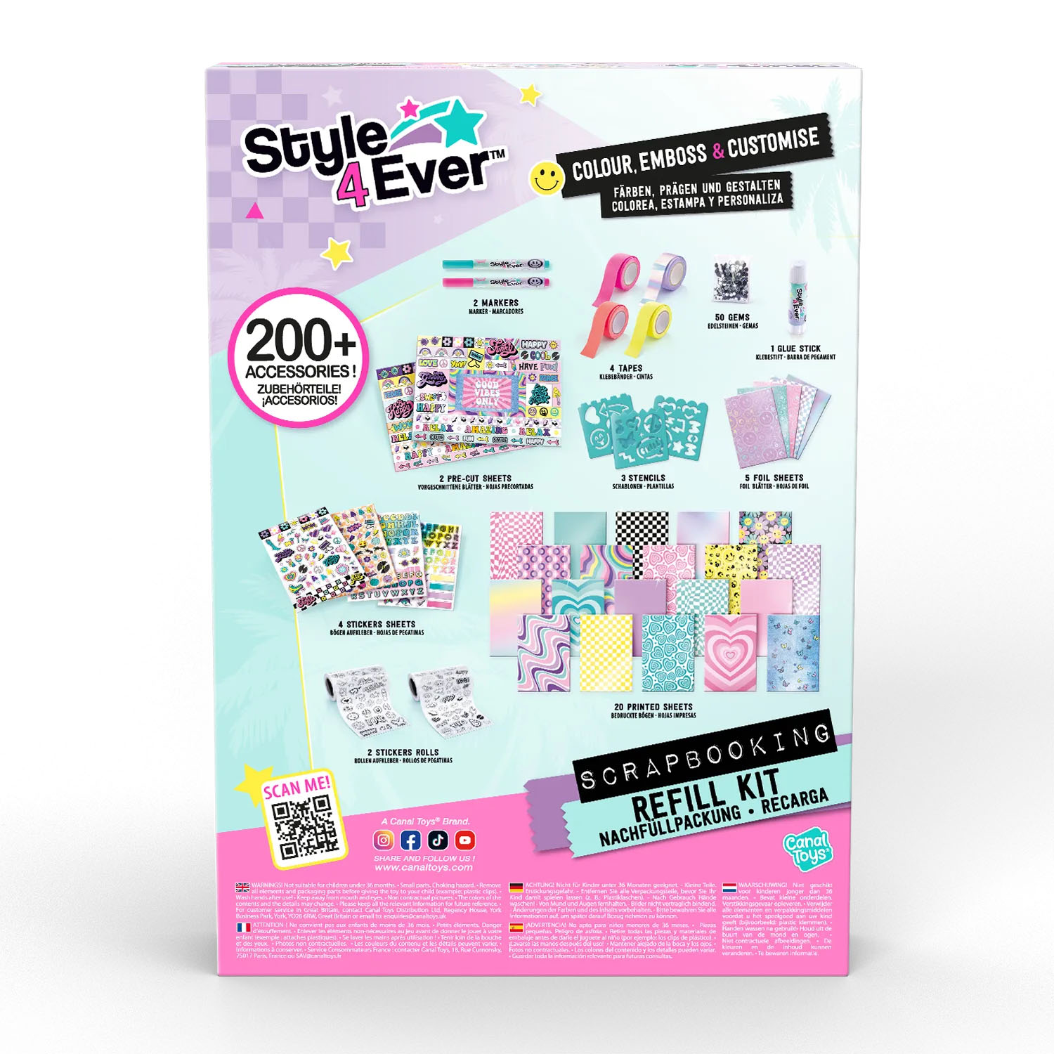 Набор для творчества Canal Toys DIY Style 4 Ever Refill Kit для скрапбукинга (OFG283) - фото 11