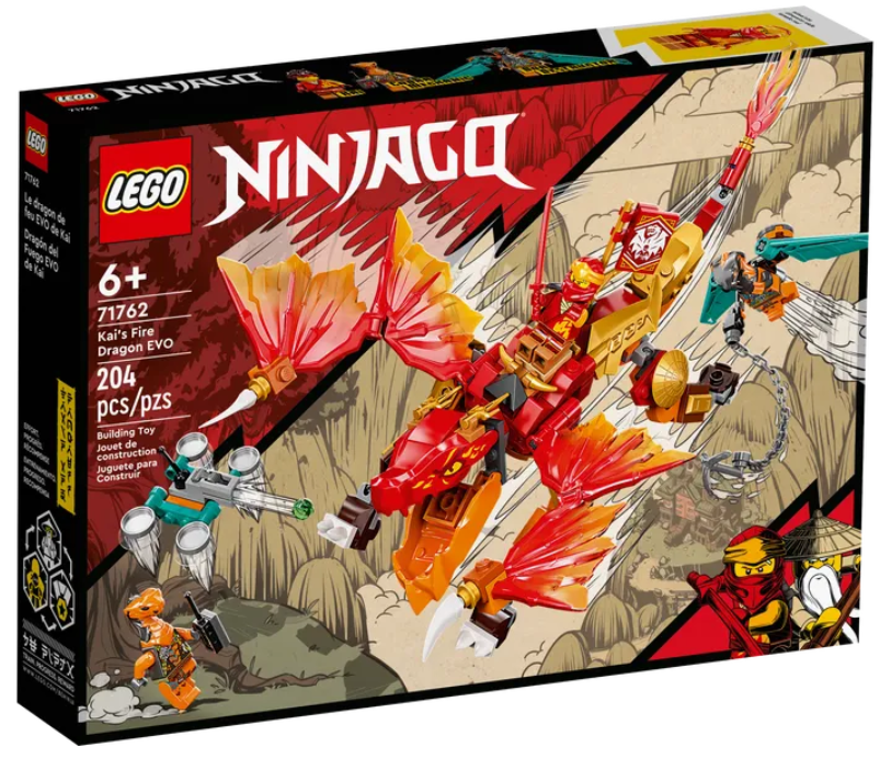 Конструктор LEGO Ninjago Огненный дракон ЭВО Кая, 204 деталей (71762) - фото 1