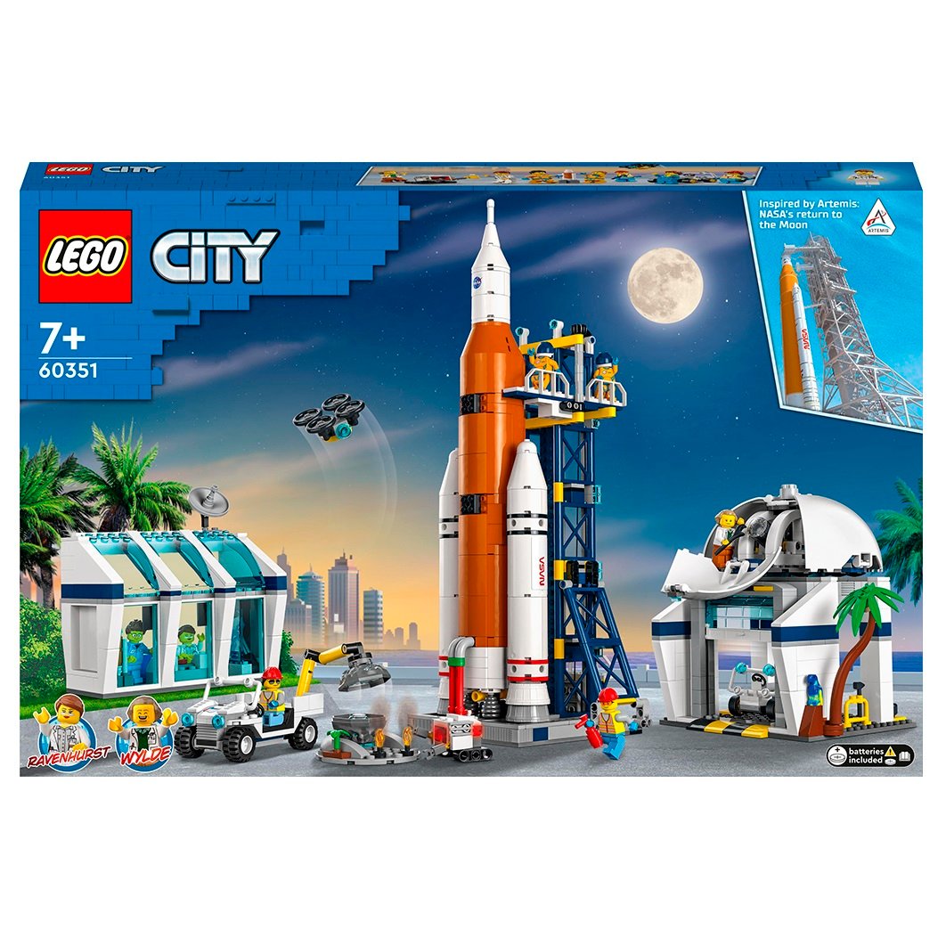 Конструктор LEGO City Космодром, 1010 деталей (60351) - фото 1