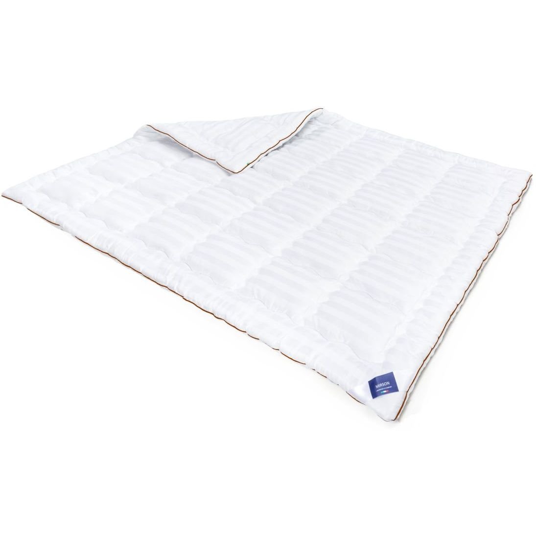 Одеяло шерстяное MirSon Royal Pearl Premium Italy Hand Made №0345, летнее, 110x140 см, белое - фото 1