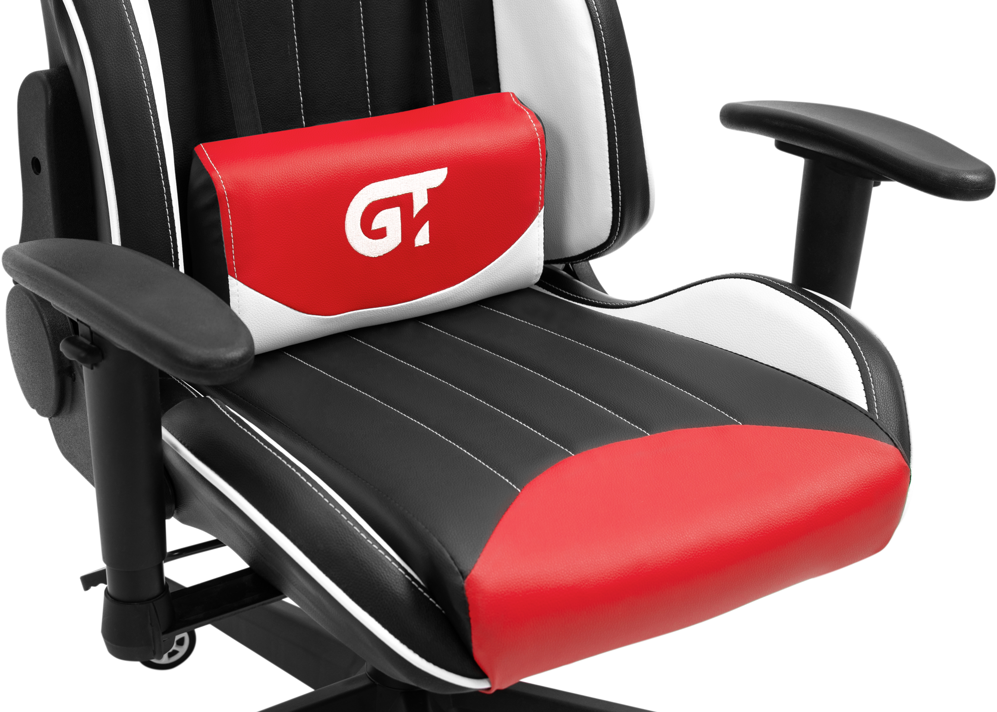 Геймерское кресло GT Racer черное красно-белый (X-5813 Black/Red/White) - фото 10