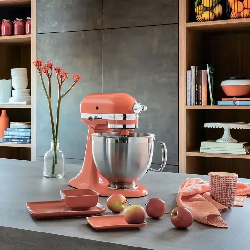 Планетарный миксер KitchenAid Artisan 4.8 л персиковой беллини (5KSM185PSEPH) - фото 10