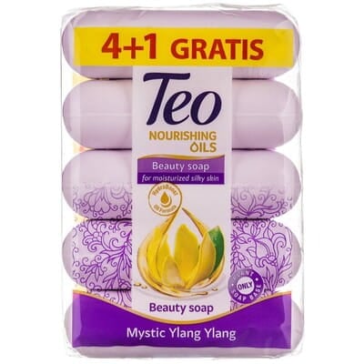 Mыло твердое Teo Nourishing Oils Mystic Ylang-Ylang, 5 шт, 65 г, фиолетовый (34414) - фото 1