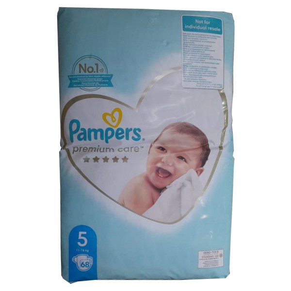 Уценка. Набор подгузников Pampers Premium Care 5 (11-16 кг), 136 шт. (2 уп. по 68 шт.) - фото 2