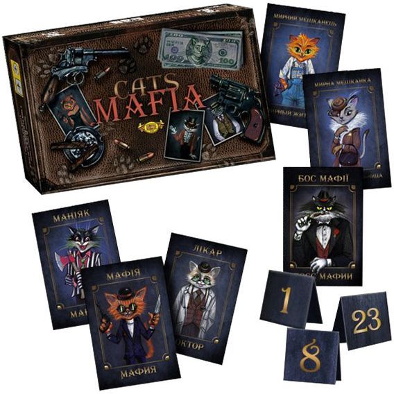 Настольная игра Mafia Cats Мастер MKZ0811 - фото 1