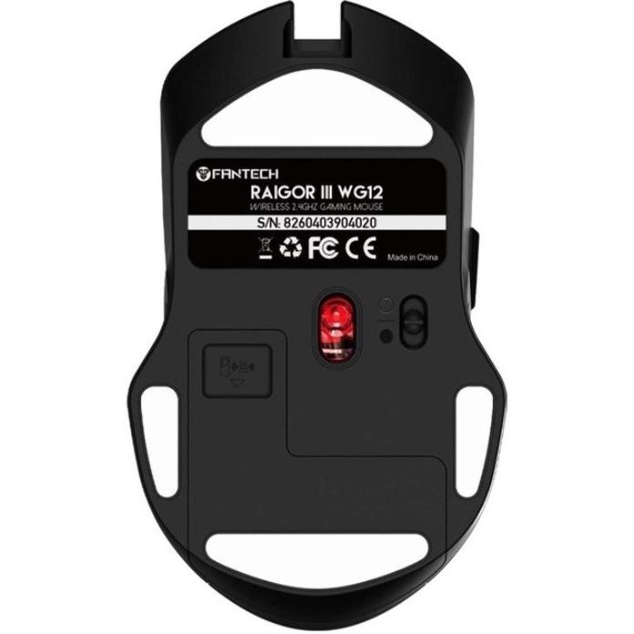 Ігрова бездротова миша Fantech WG-12R Raigor III PixArt 10G Black - фото 4