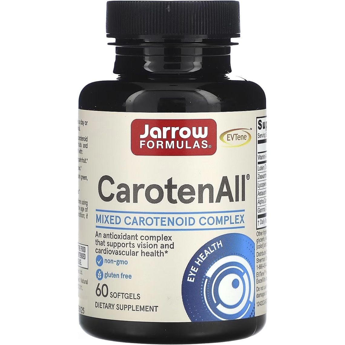 Комплекс смешанных каротиноидов Jarrow Formulas CarotenAll Mixed Carotenoids Complex 60 капсул - фото 1