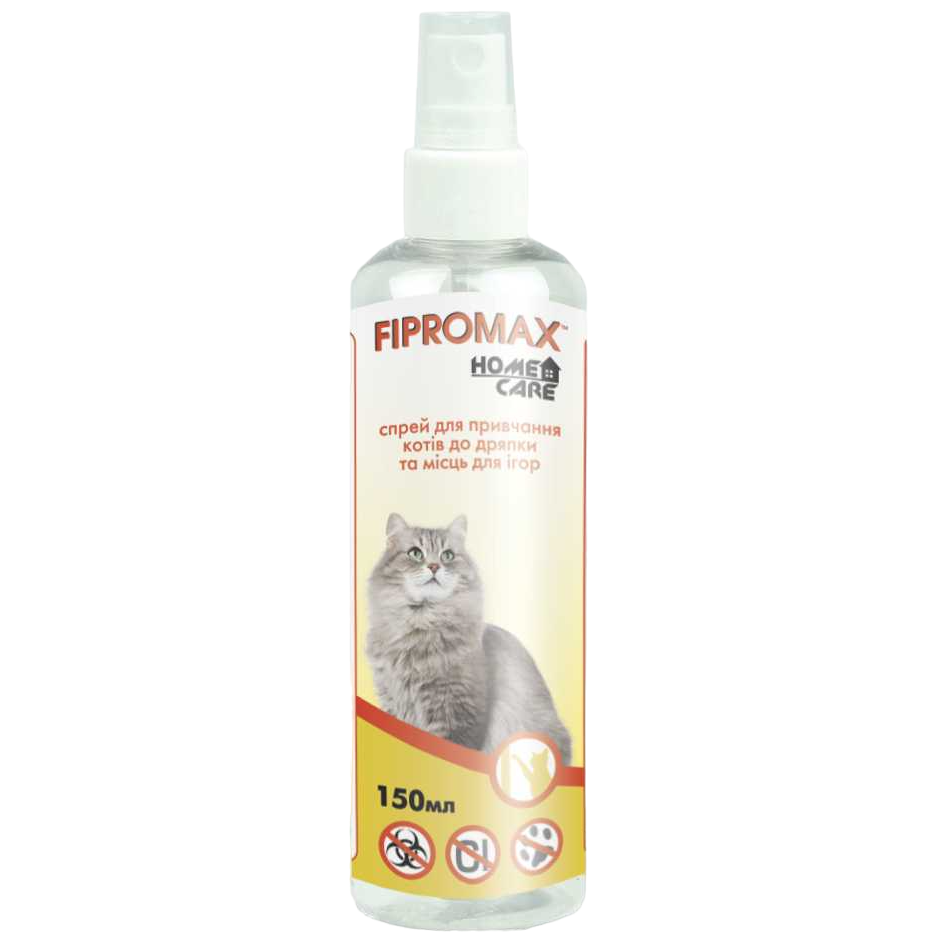 Спрей Fipromax Home Care для привчання котів до кігтеточки та місць для ігор, 100 мл - фото 1