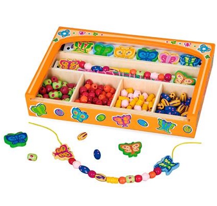 Набор для творчества Viga Toys Ожерелье из бабочек, 192 элемента (58550) - фото 1
