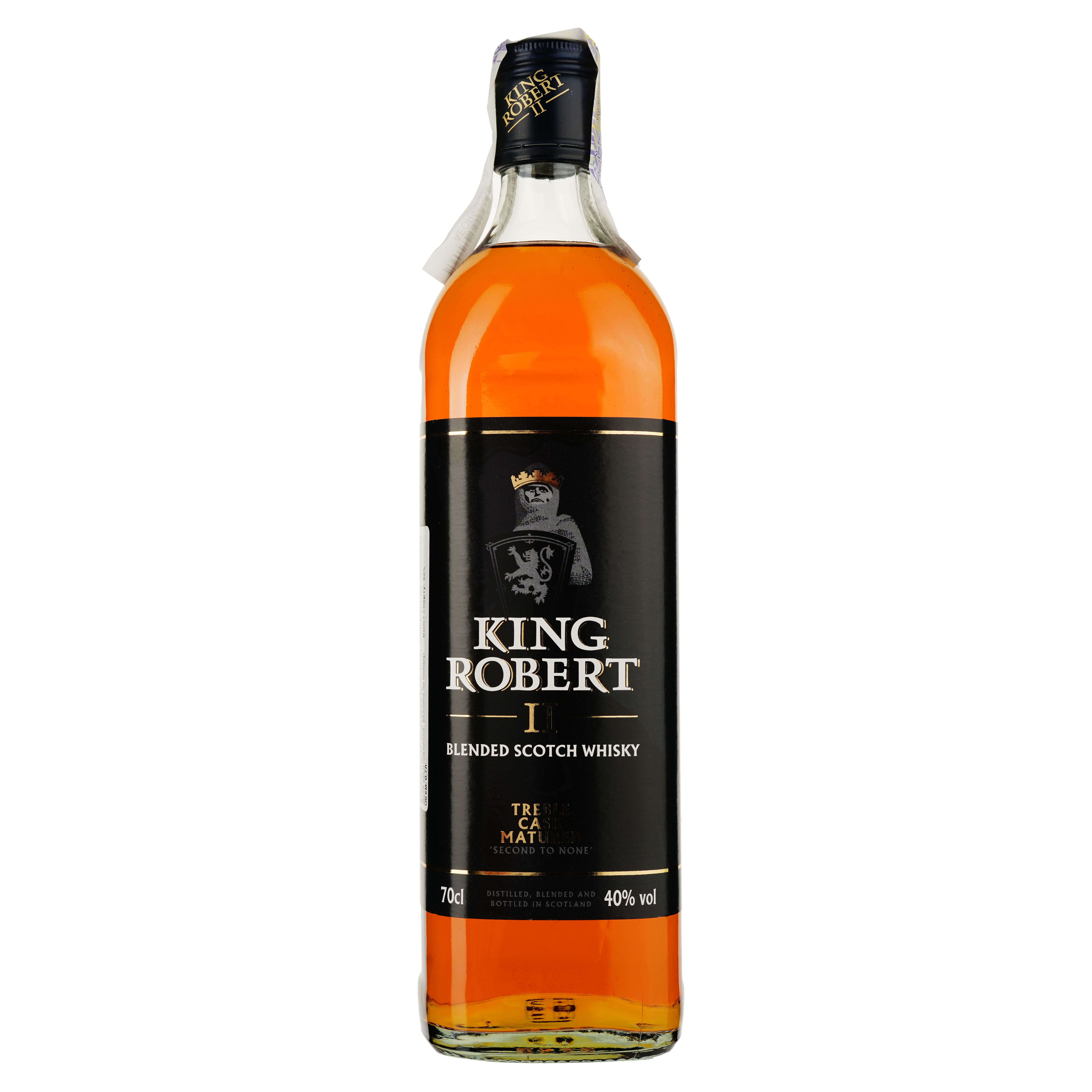 Віскі King Robert II Blended Scotch Whisky, 40%, 0,7 л - фото 2