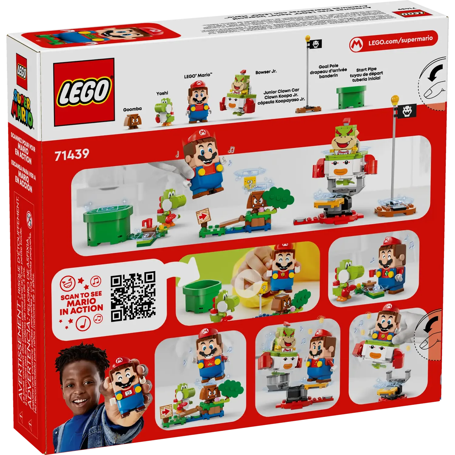 Конструктор LEGO Super Mario Приключения с интерактивным LEGO Марио 218 деталей (71439) - фото 1