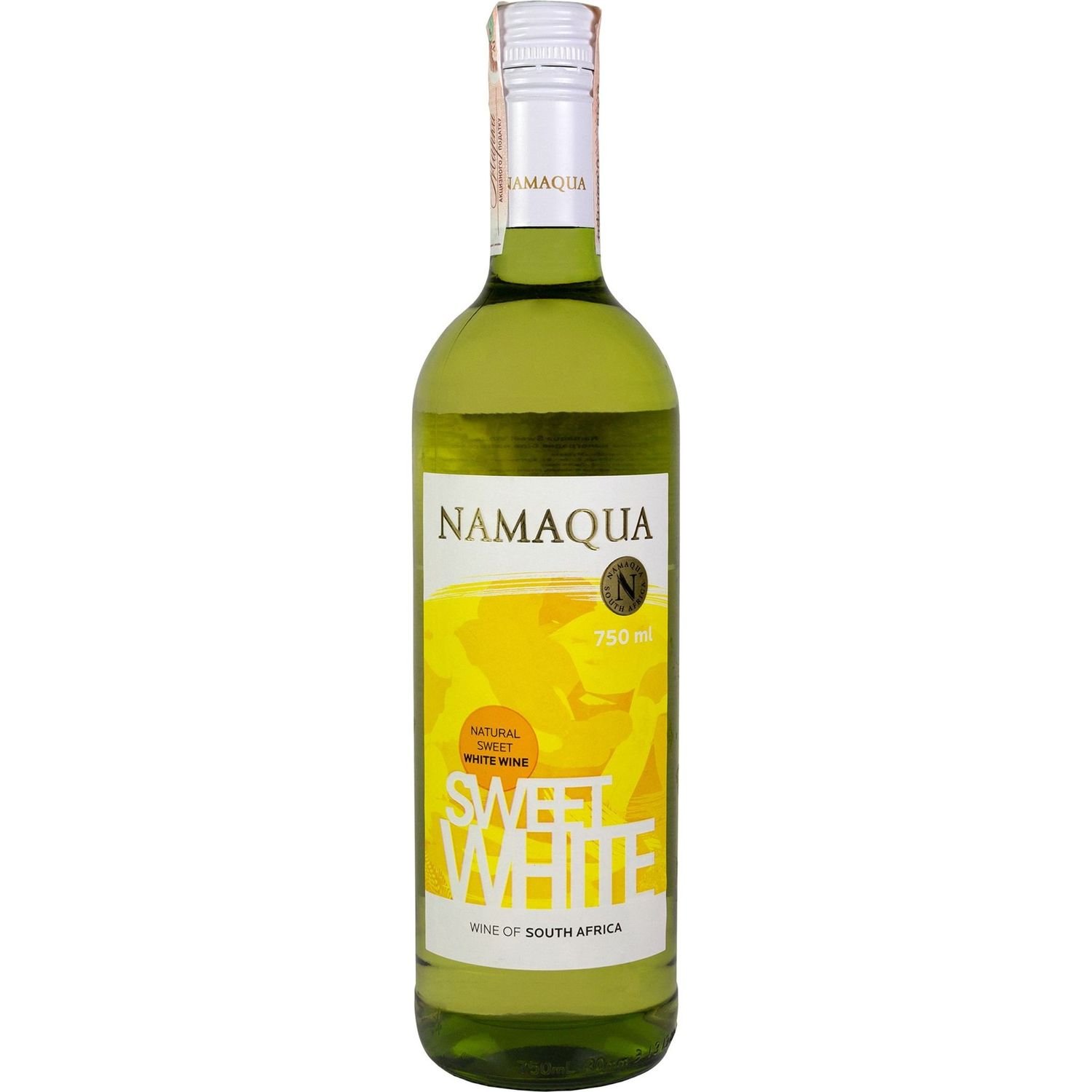 Вино Namaqua Sweet White, біле, напівсолодке, 0,75 л - фото 1