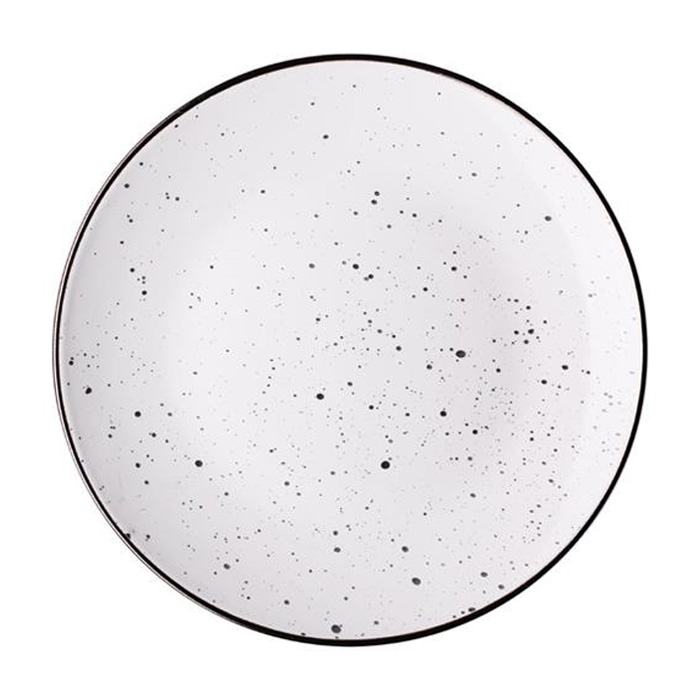 Тарелка обеденная Ardesto Bagheria Bright white, 27 см, белый (AR2926WGC) - фото 1