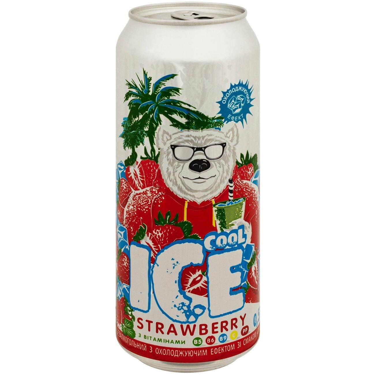 Напиток Ice Cool Strawberry безалкогольный 0.5 л (906591) - фото 2