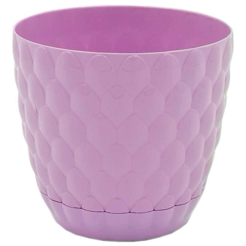 Горшок для цветов Alyaplastik Pinecone, 5.6 л, фиолетовый (ALY408purple) - фото 1