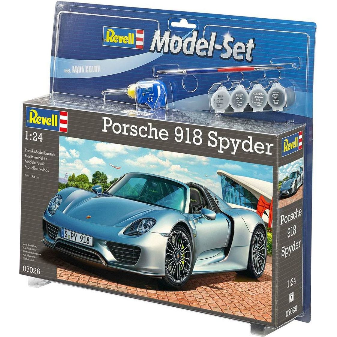 Збірна модель Revell Автомобіль Porsche 918 Spyder рівень 4, масштаб 1:24, 129 деталей (RVL-67026) - фото 2