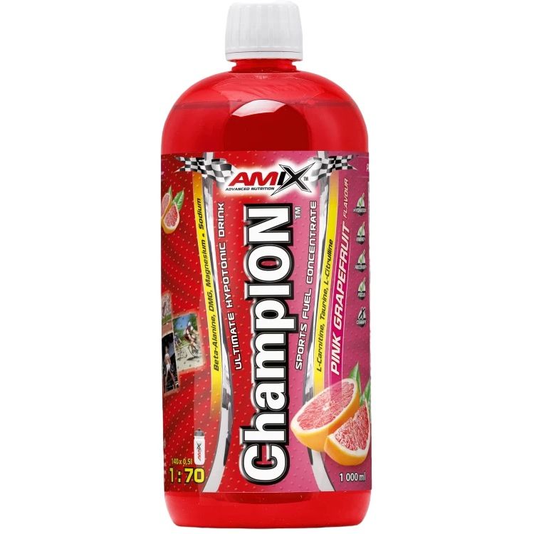 Изотоник с аминокислотами Amix ChampION Sports Fuel грейпфрут 1л - фото 1