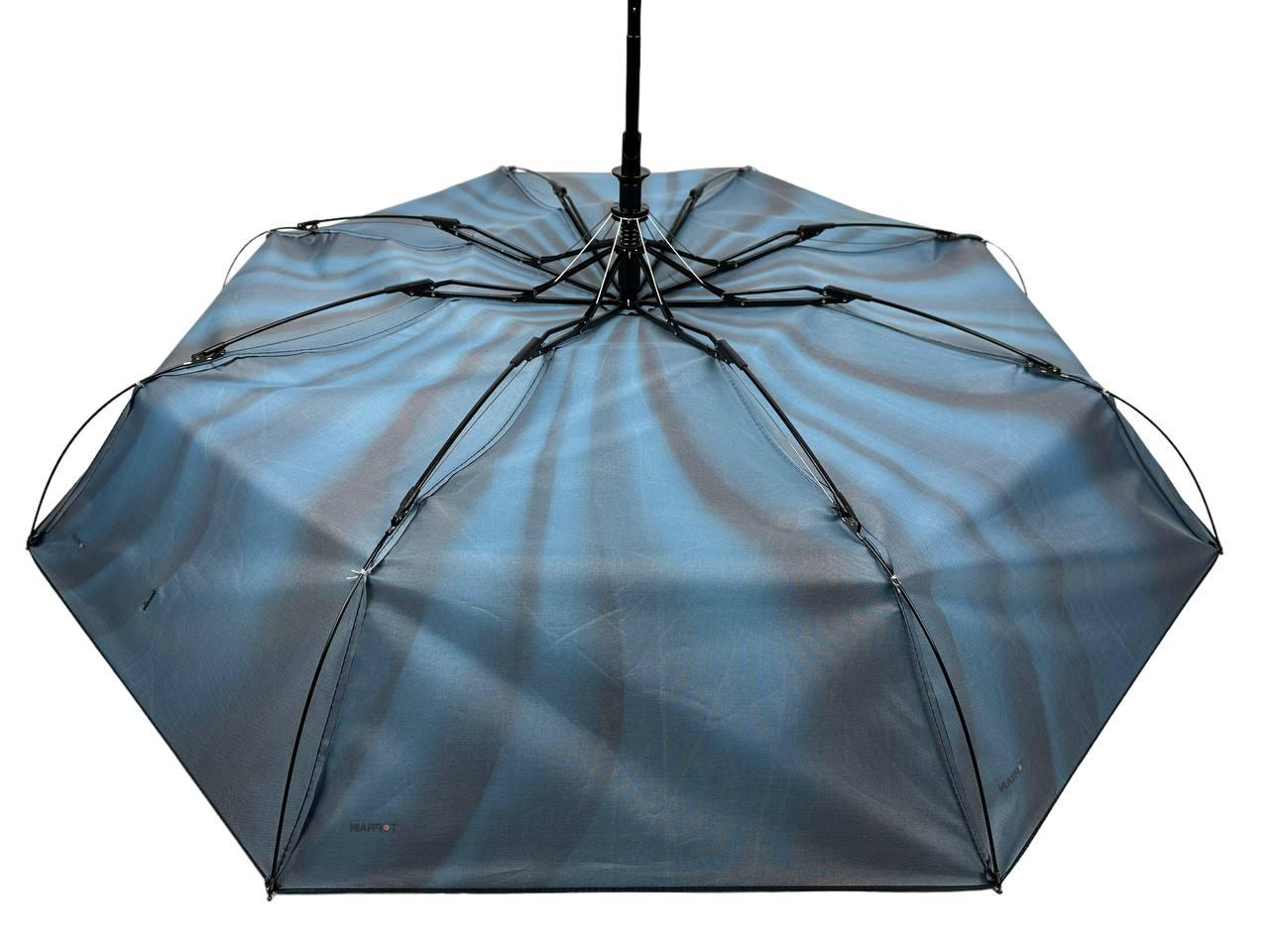 Женский складной зонтик полуавтомат Toprain 97 см синий - фото 6