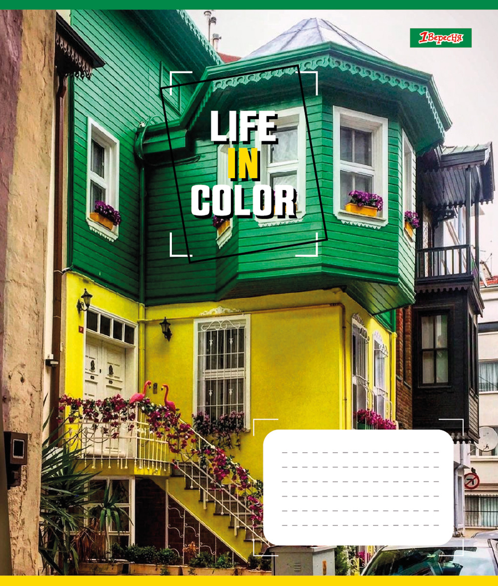 Набор тетрадей 1 Вересня Life in colors А5 в линейку 24 листа 20 шт. (67304) - фото 2