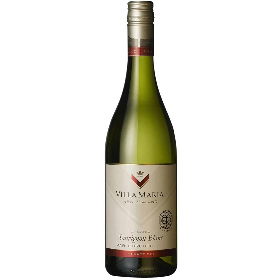 Вино Villa Maria Private Bin Organic Sauvignon Blanc, белое, сухое, 13%, 0,75 л (8000016319727) - фото 1