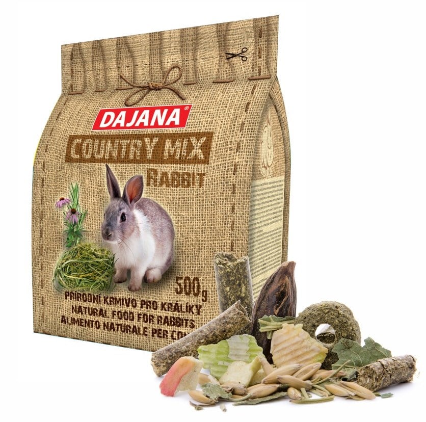 Корм Dajana Country mix для декоративных кроликов 500 г (DP404J) - фото 2