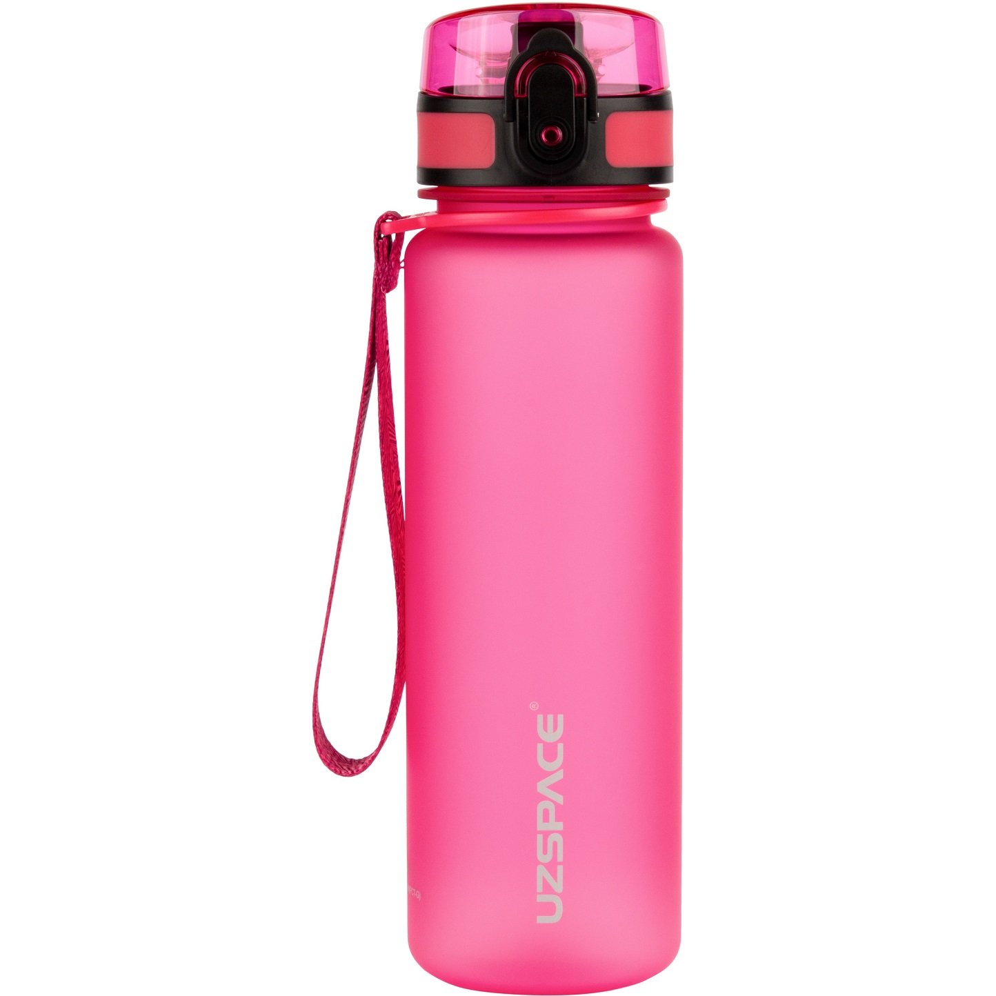 Пляшка для води UZspace Colorful Frosted, 500 мл, рожевий (3026) - фото 1