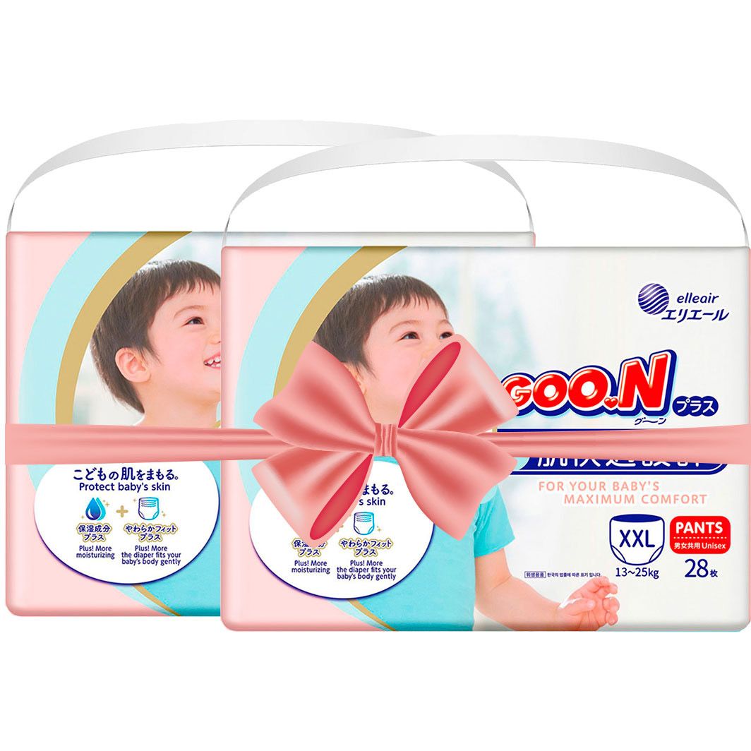 Підгузки-трусики Goo.N Premium Soft ХXL (13-25 кг) 56 шт. - фото 1