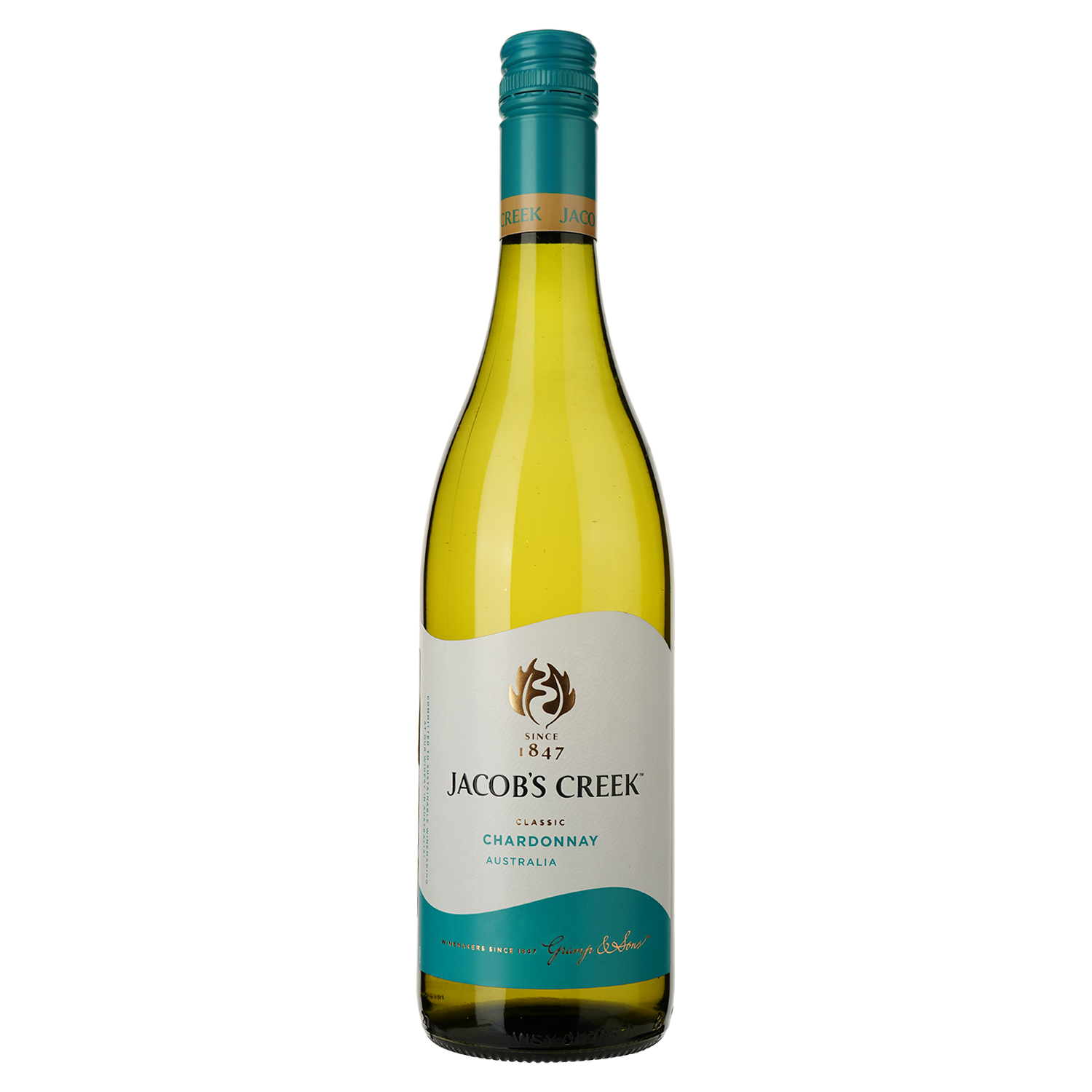 Вино Jacob's Creek Classic Chardonnay, біле, напівсухе, 13%, 0,75 л (2122) - фото 1