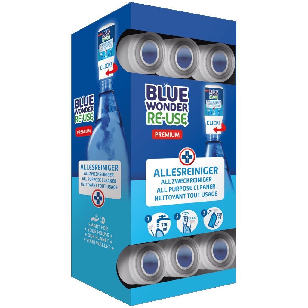 Универсальная чистящая капсула Blue Wonder Premium Re-Use, концентрат, 1 шт., 50 мл - фото 3