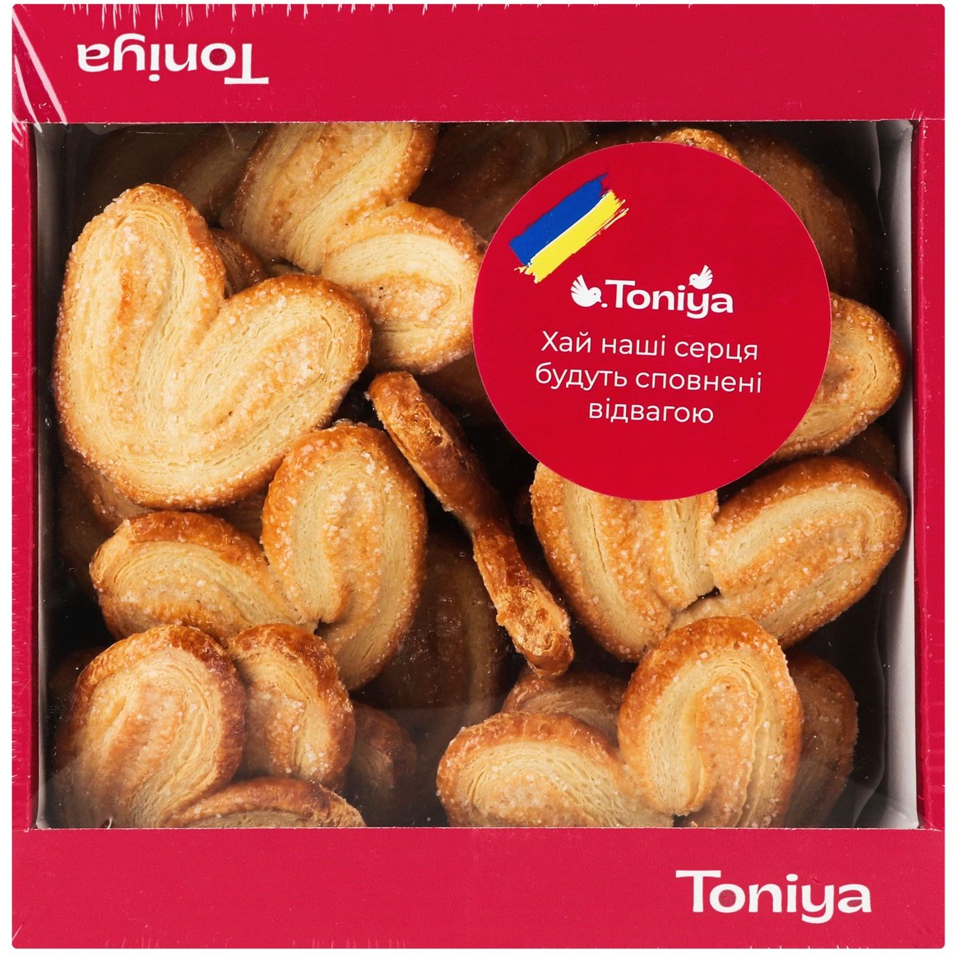 Печенье Toniya Ушко сдобное слоеное 300 г (924089) - фото 1