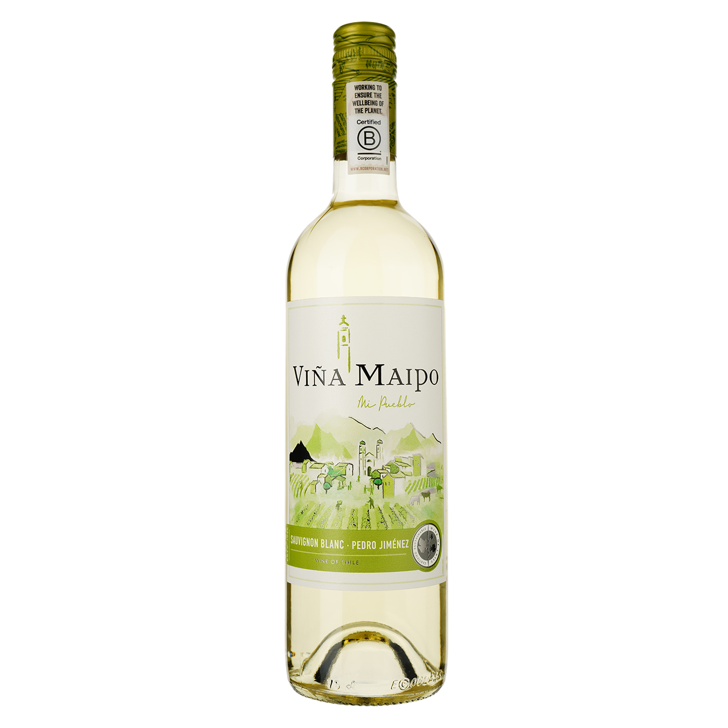 Вино Vina Maipo Mi Pueblo Sauvignon Blanc, 12,5%, 0,75 л (556928) - фото 1