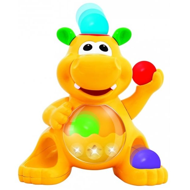 Розвиваюча іграшка Kiddieland Гіпопотам-жонглер (049890) - фото 1