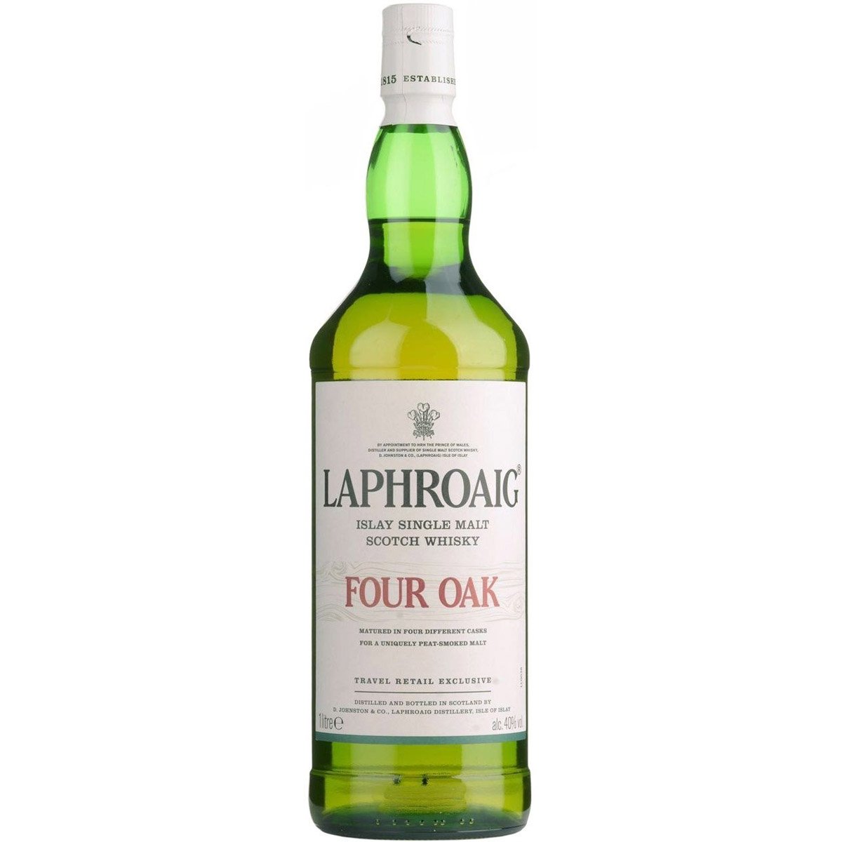 Виски Laphroaig Four Oak Single Malt Scotch Whisky, 40%, 1 л - фото 1