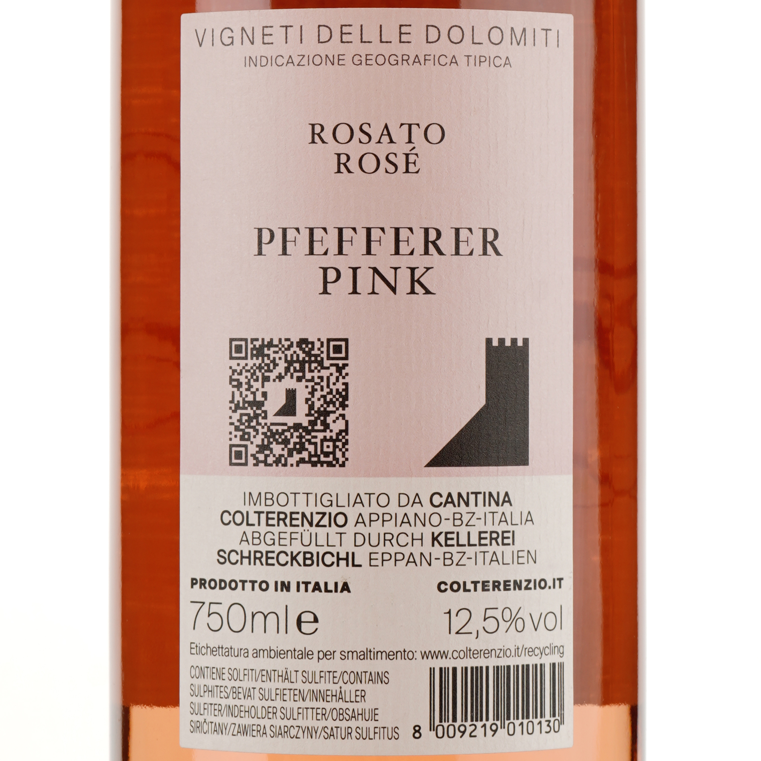 Вино Colterenzio Pfefferer Pink, 12,5%, 0,75 л - фото 3