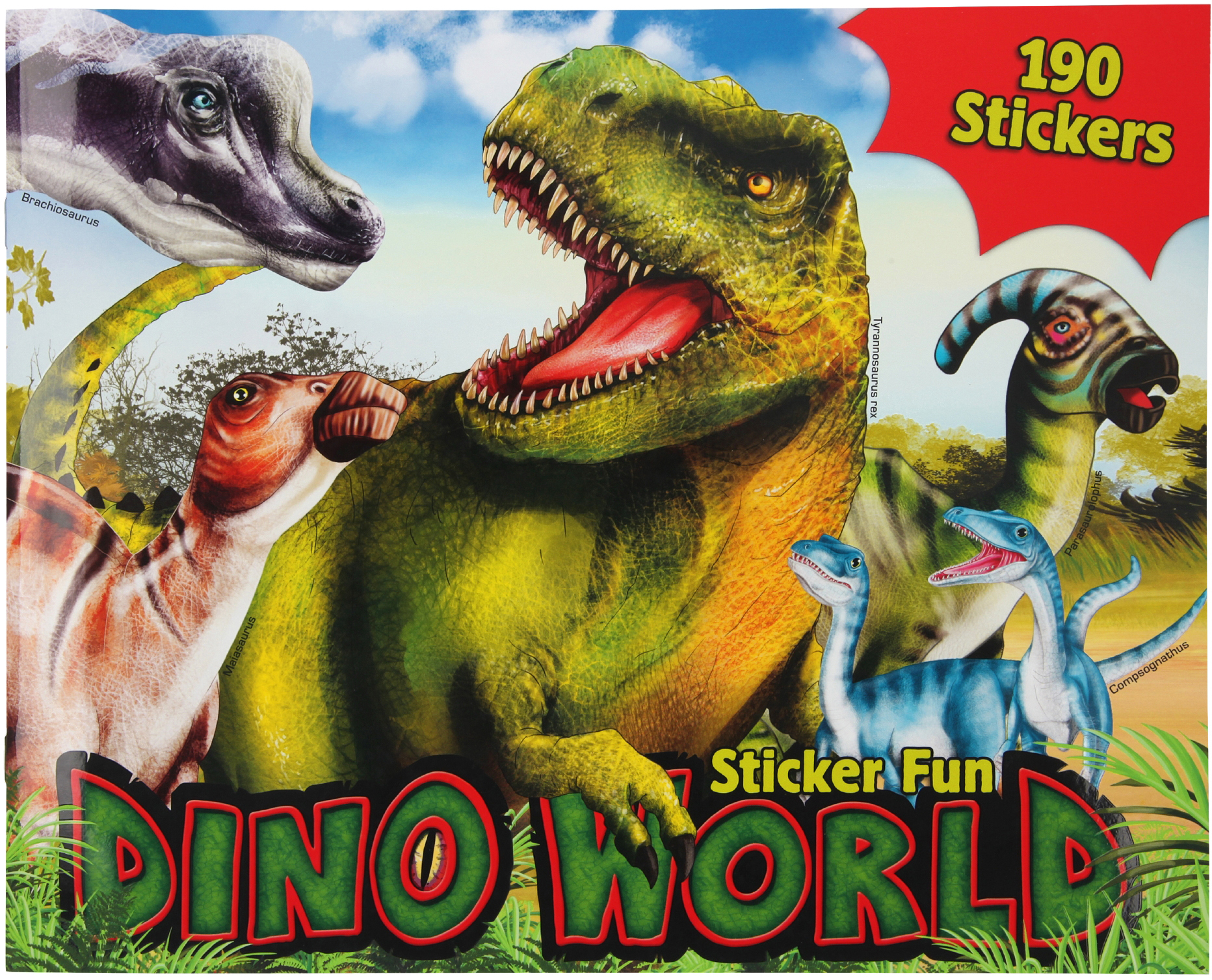 Альбом з наклейками Motto A/S Dino World StickerFun (411160) - фото 1