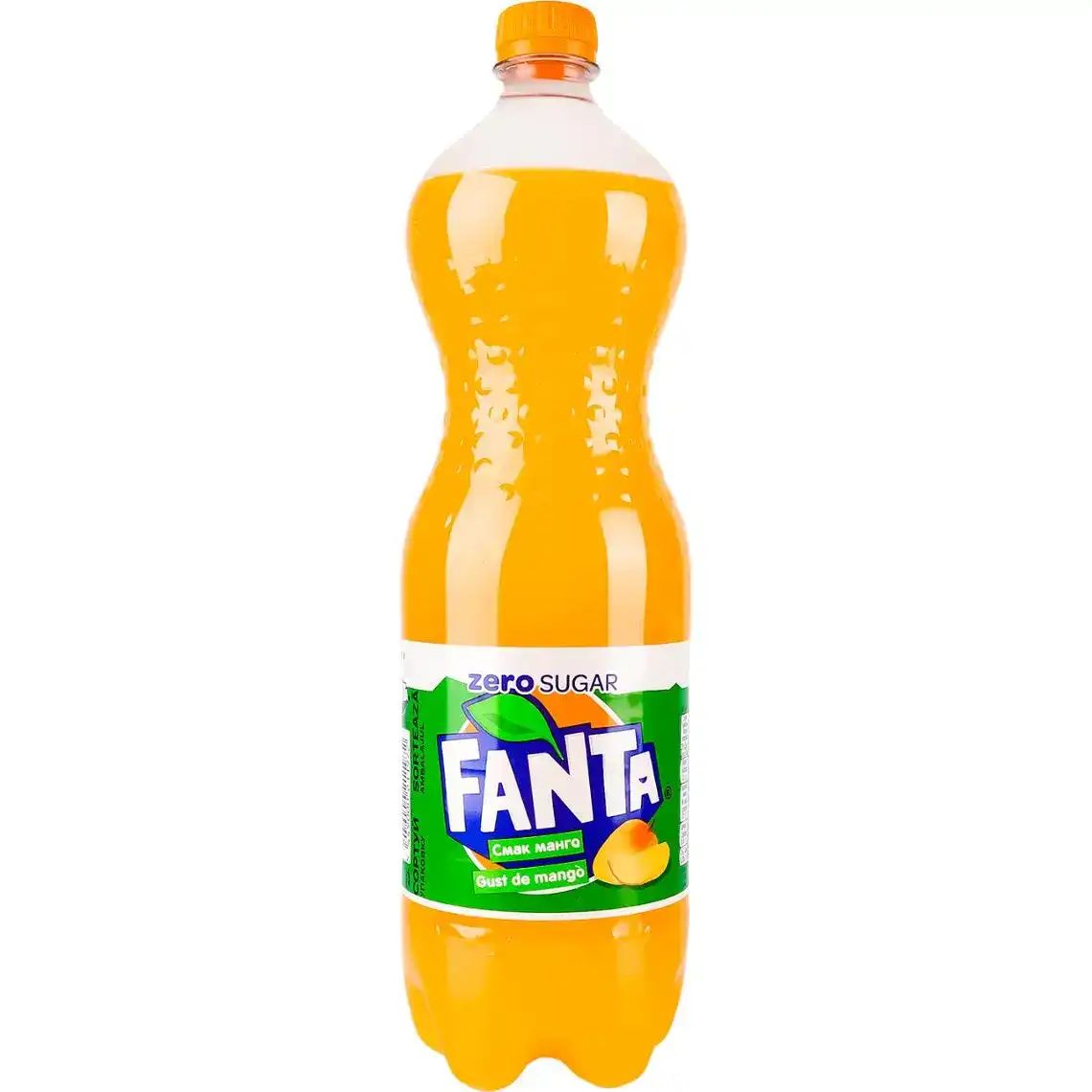 Напиток сокосодержащий Fanta Zero Sugar Манго 1.25 л (937808) - фото 1