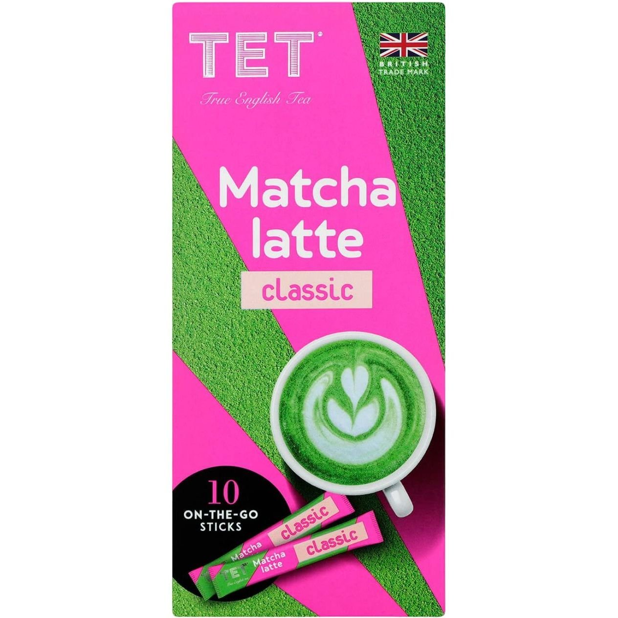 Чай зеленый TET Matcha Latte classic, 100 г (10 шт. по 10 г) (842099) - фото 1