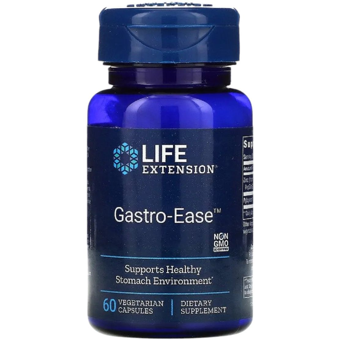 Відновлення шлунка Life Extension Gastro-Ease 60 вегетаріанських капсул - фото 1