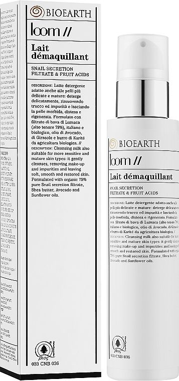 Молочко для лица Bioearth Loom Cleansing Milk 200 мл - фото 3