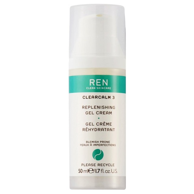 Восстанавливающий гель-крем для лица Ren Clearcalm 3 Replenishing Gel Cream, 50 мл - фото 1