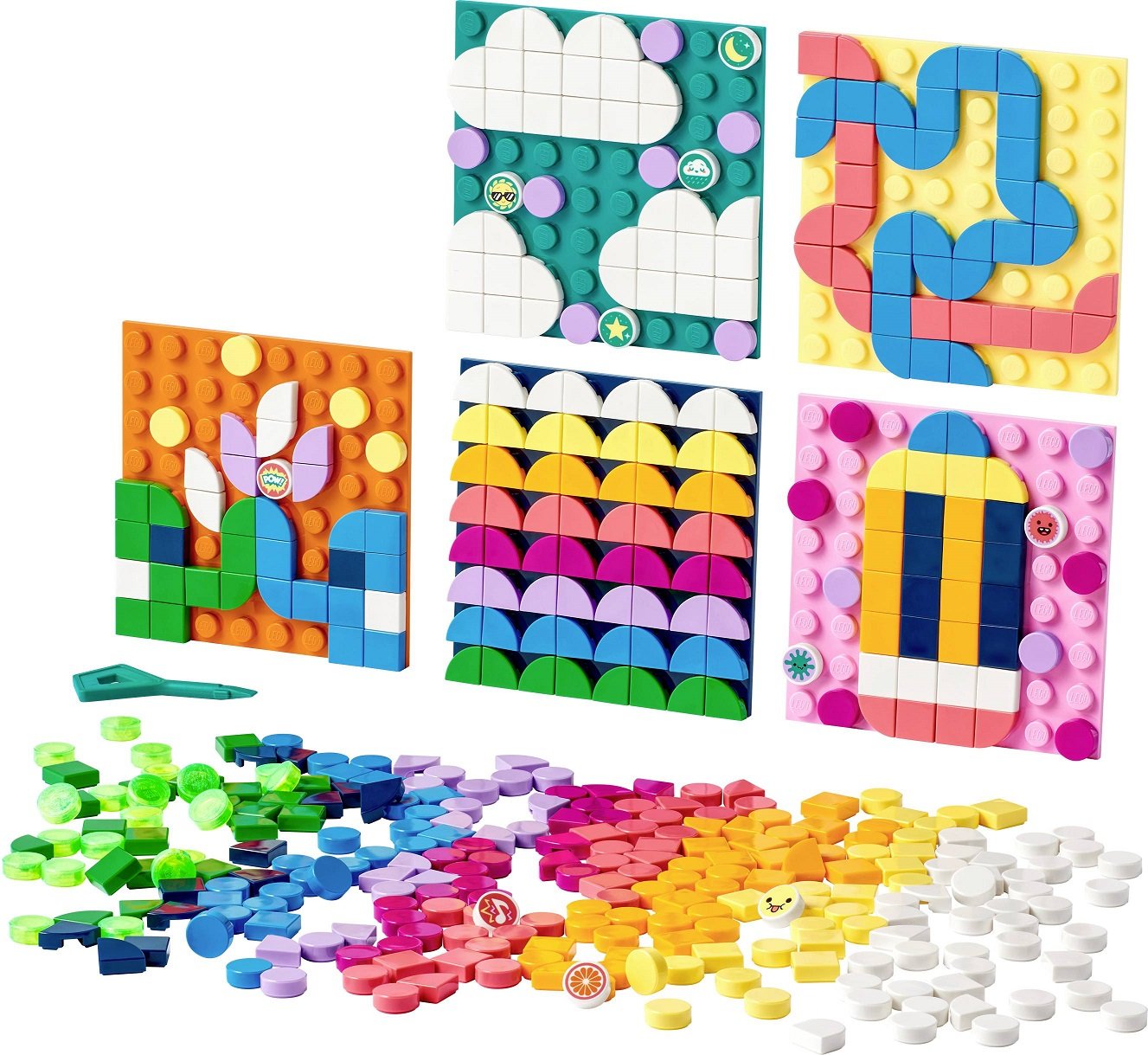 Конструктор LEGO DOTs Липкие пластыри Mega Pack, 486 деталей (41957) - фото 3
