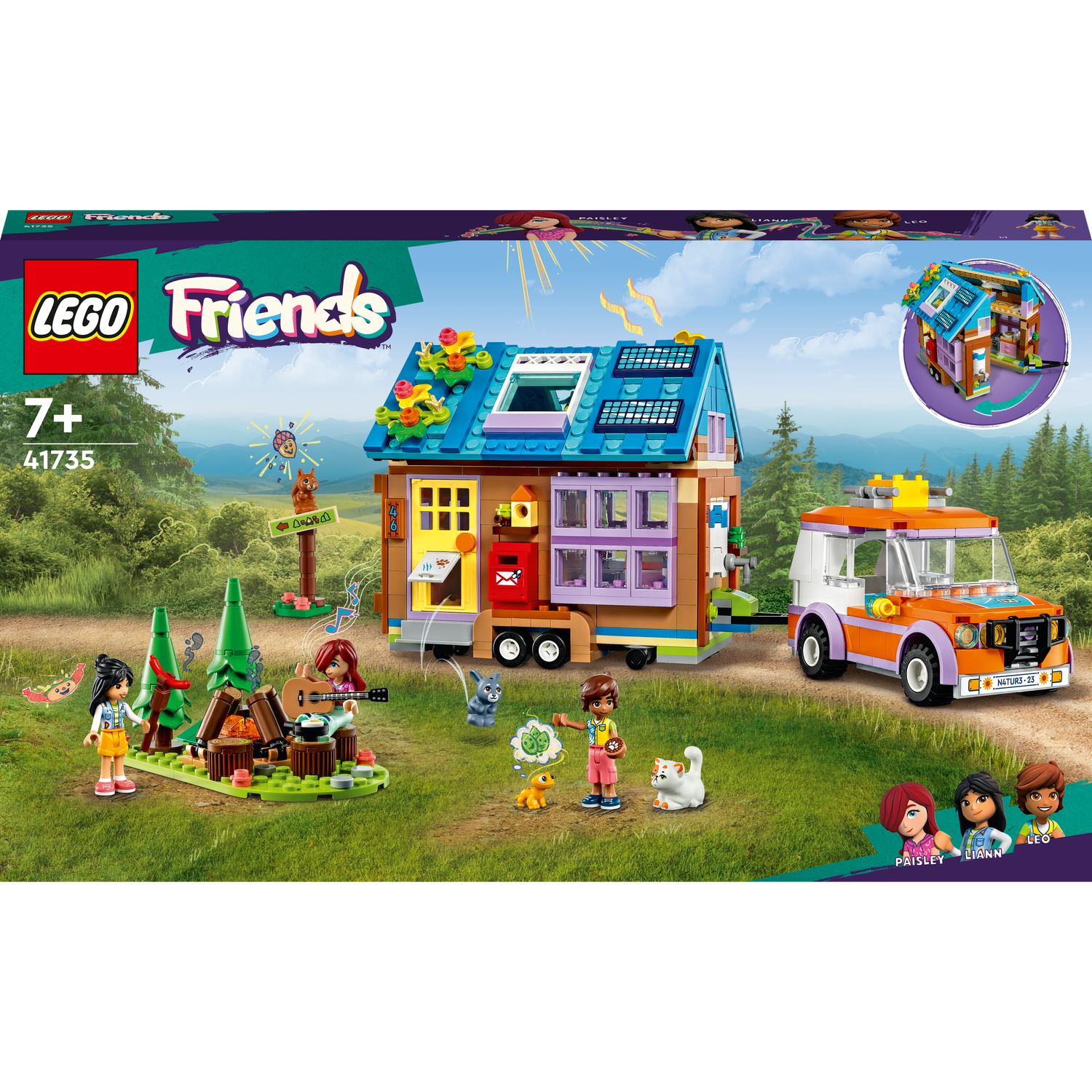 Конструктор LEGO Friends Крошечный мобильный домик, 785 деталей (41735) - фото 1