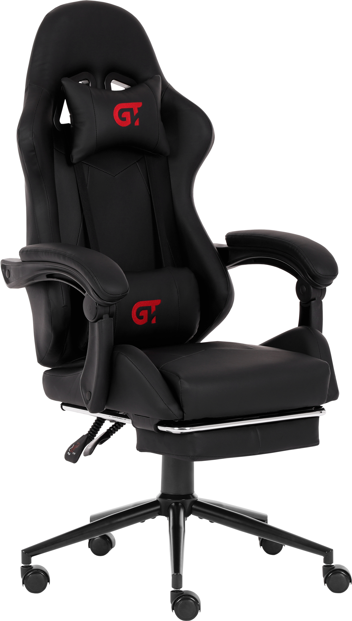 Геймерское кресло GT Racer черное (X-2323 Black) - фото 2