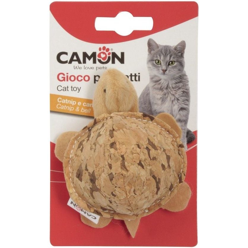 Іграшка для котів Camon Тварини, з дзвіночком, з ароматом котячої м'яти, 8 см, в асортименті - фото 1