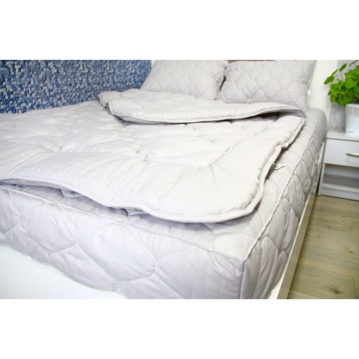 Одеяло LightHouse Soft Line Mf Stripe grey, 155х215 см, серое (602251) - фото 3