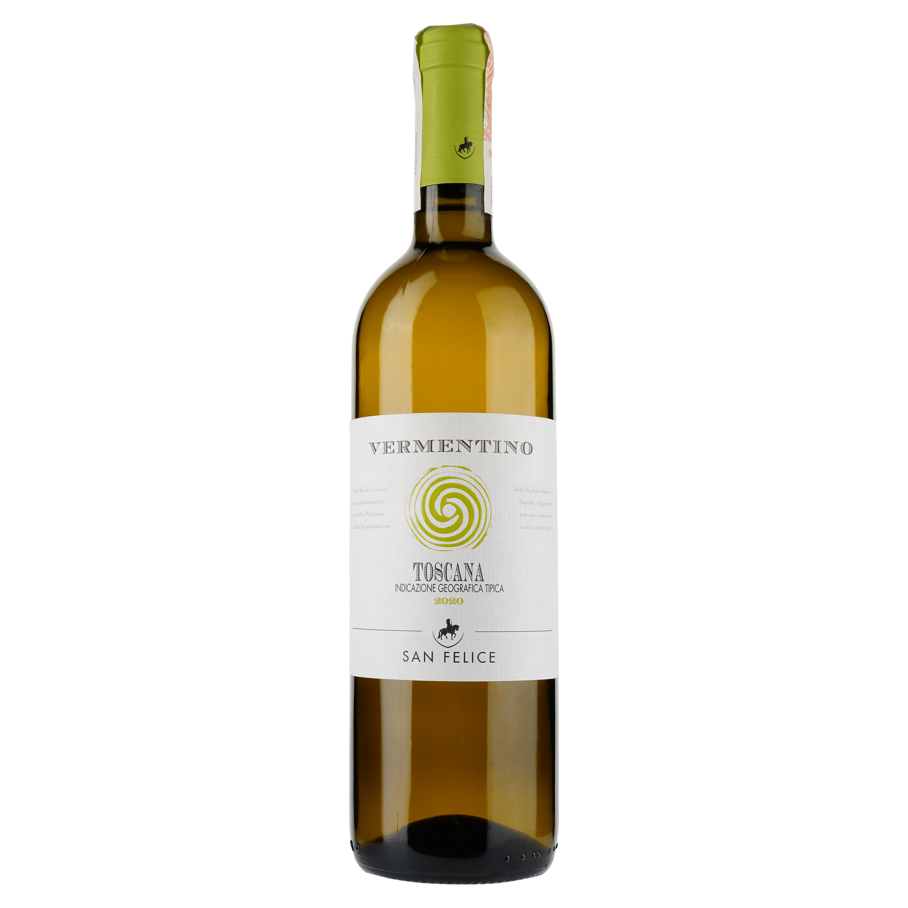 Вино San Felice Perolla Vermentino Toscana IGT, белое, сухое, 0,75 л - фото 1
